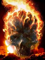 Burning Skull