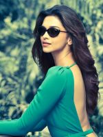 Deepika in green