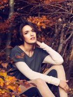 Girl-In-Autumn-Forest