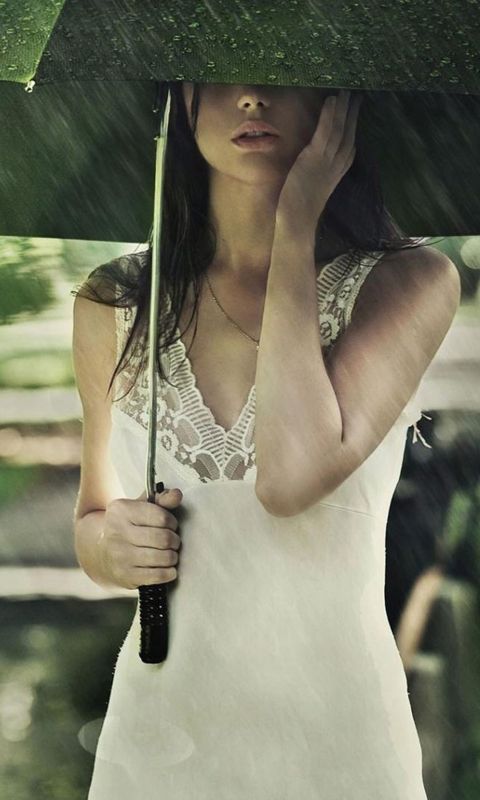Girl with umbrella