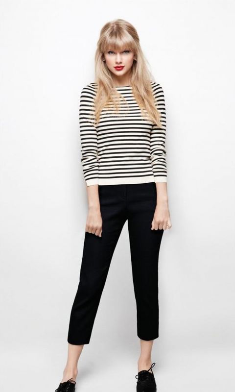 Black and white top