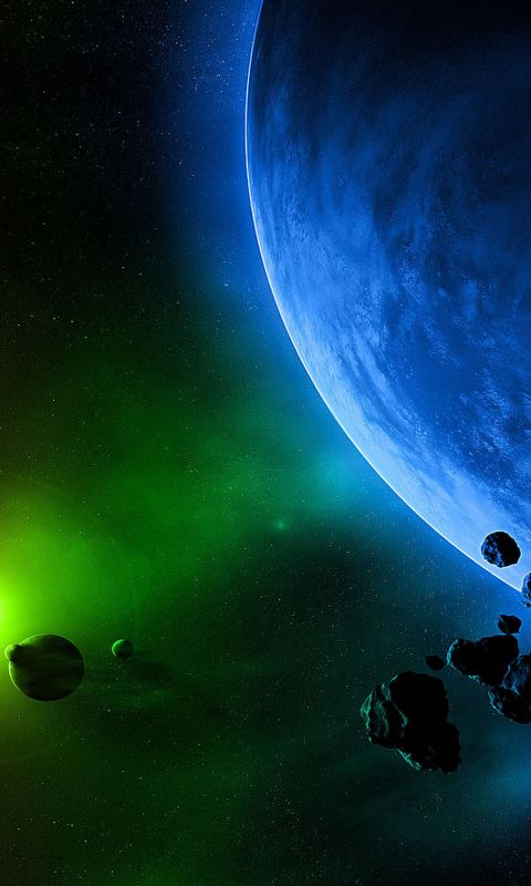 Distant neon galaxy
