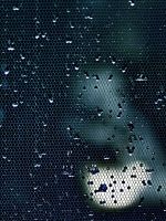 Droplets on glass