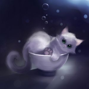 Cat in the cup