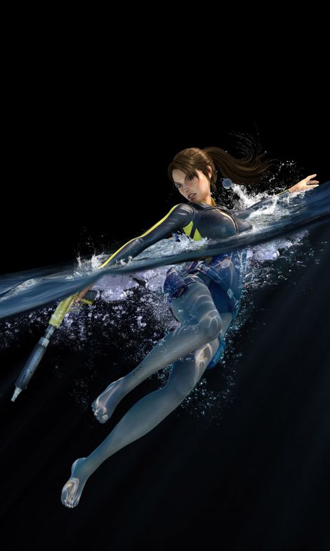 Lara Croft Tomb Raider Game Mobile Wallpaper     X