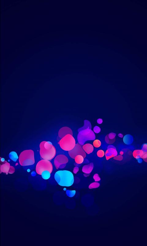 Blotch Pattern Blue Pink