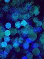 Distant blue lights