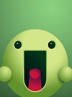 Green Smile Emotions HD Wallpaper