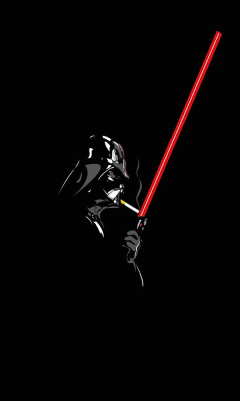 Laser in dark
