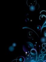 Abstract Blue Dark    X