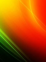 Orange And Green Glowing Lines Abstract Mobile Wallpaper    X