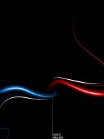 Abstract Blue Red    X