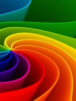 Abstract Colorful Rainbows    X