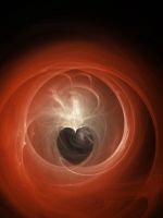 Wallpaper Abstract Heart Dark Background    X