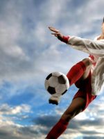 Soccer Player In Action      X