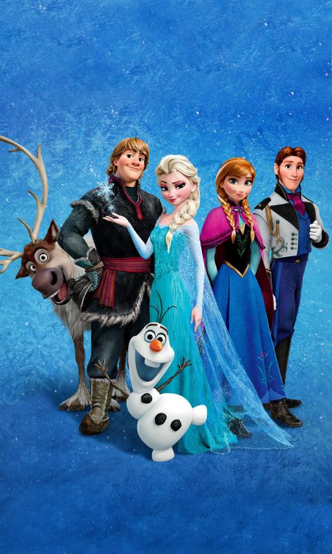 Frozen Cartoon Mobile Wallpaper     X