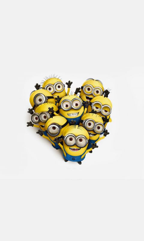 Minions Cartoon Mobile Wallpaper     X