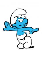 Smurf Cartoon Mobile Wallpaper     X