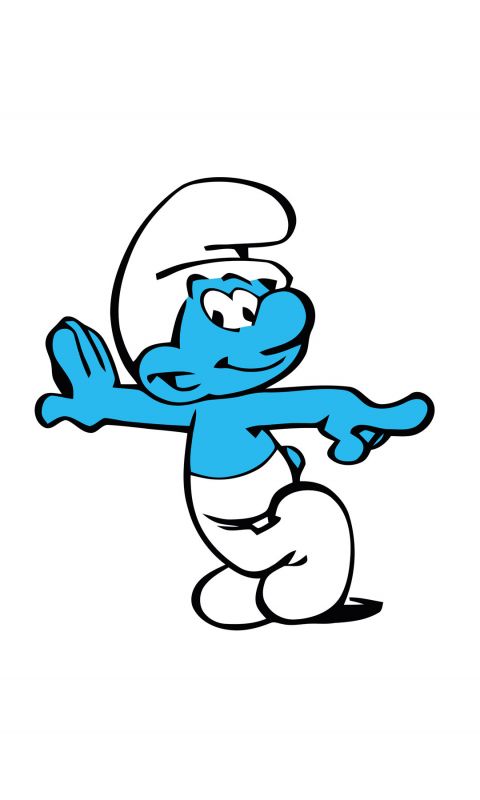 Smurf Cartoon Mobile Wallpaper     X