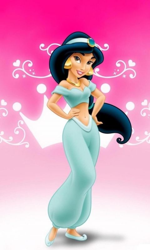 Jasmine Cartoon Mobile Wallpaper     X