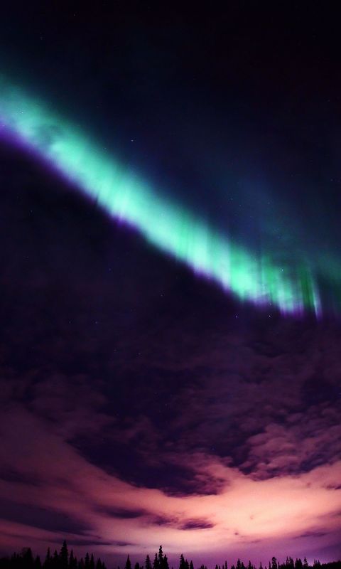 Papers Co Me   Valentine Beautiful Aurora Night Sky    Iphone  Plus Wallpaper