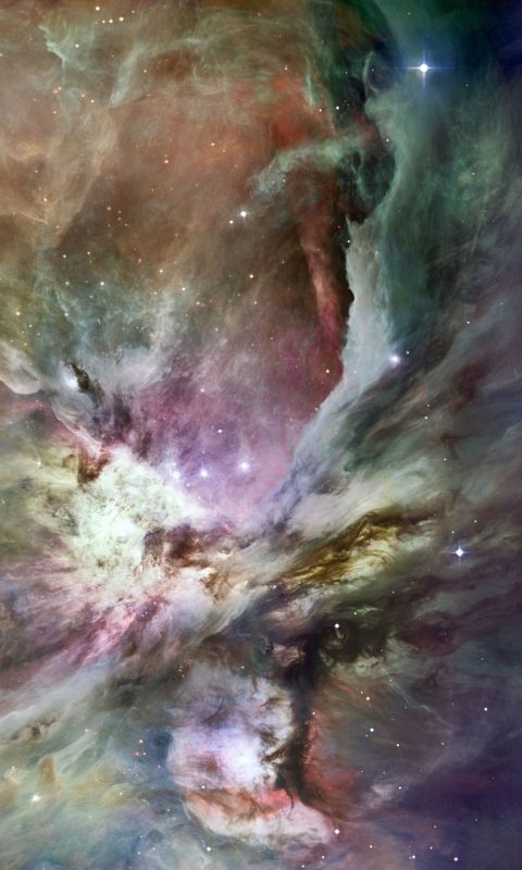 Beautiful Nebula Space Mobile Wallpaper     X
