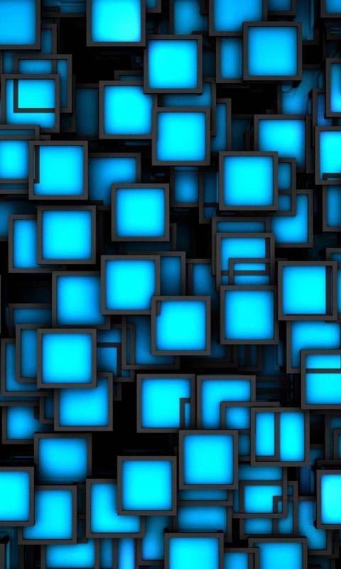 Wallpaper Iphone   Plus Square Blue Black     Inches