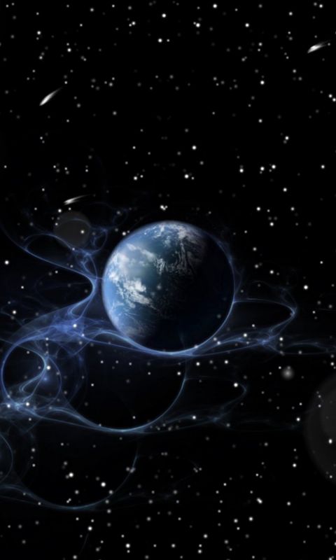 Shine Planet In Shiny Outer Space