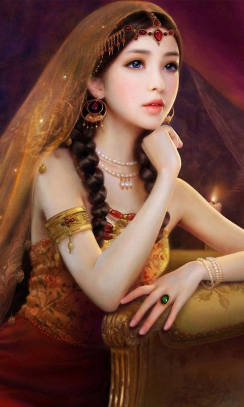 Exquisite Dress Beautiful And Charming Girl     X