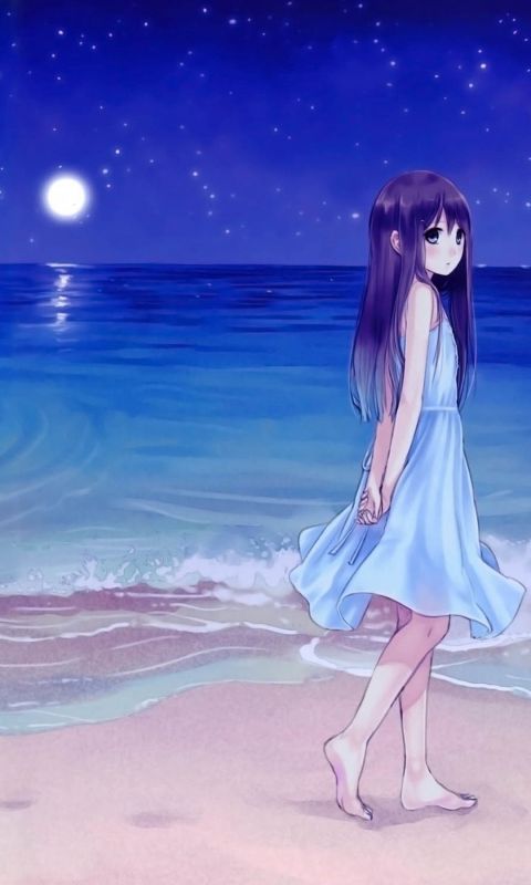 Beautiful Girl Cartoon LG G  HD Wallpaper
