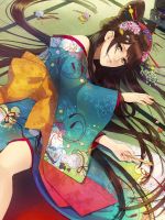 Beautiful Geisha Anime Mobile Wallpaper     X