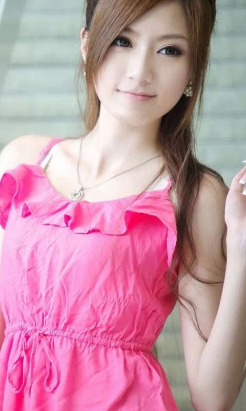 Beautiful girl in pink