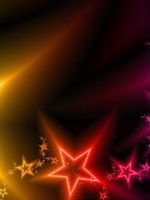 Stars Light Colorful Abstract           X