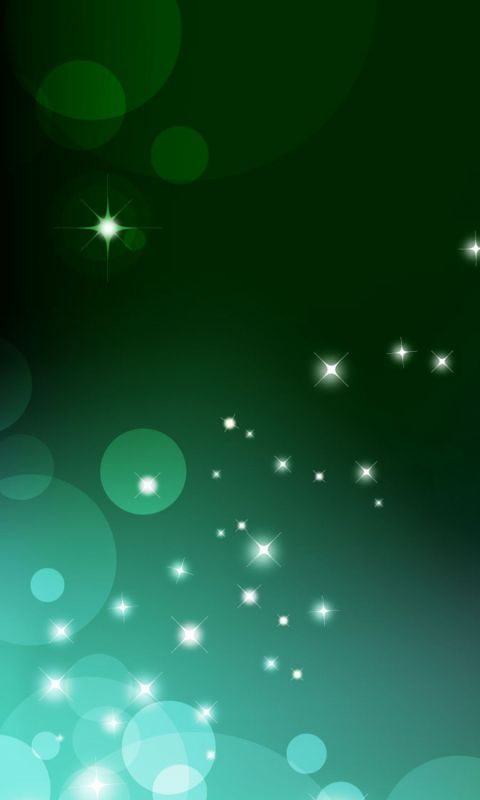 Glare Light Green Abstract           X