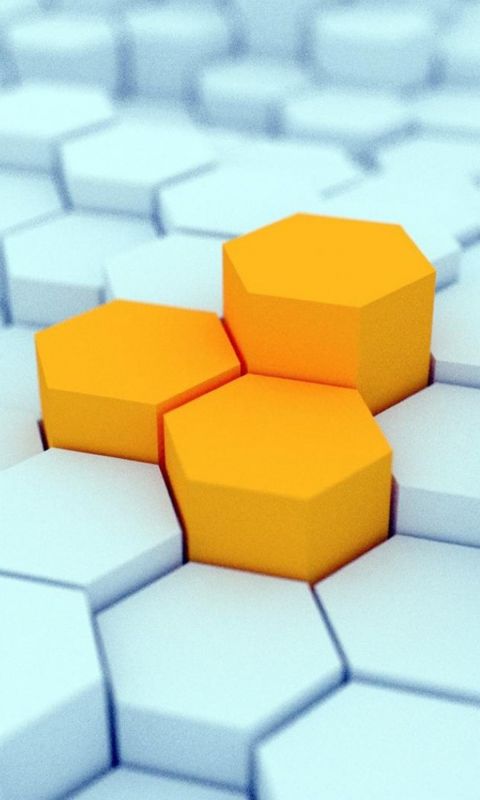 Wallpaper Note   Full Hd           Hexagon Abstract