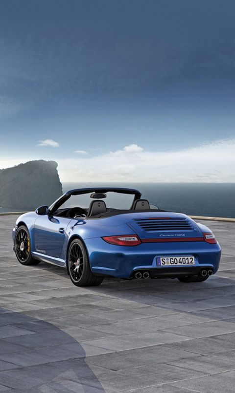 Sports Car At The Beach IPhone   Plus Wallpaper