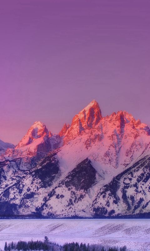 Mountain Sunset Nature Awesome Sky wallpaper