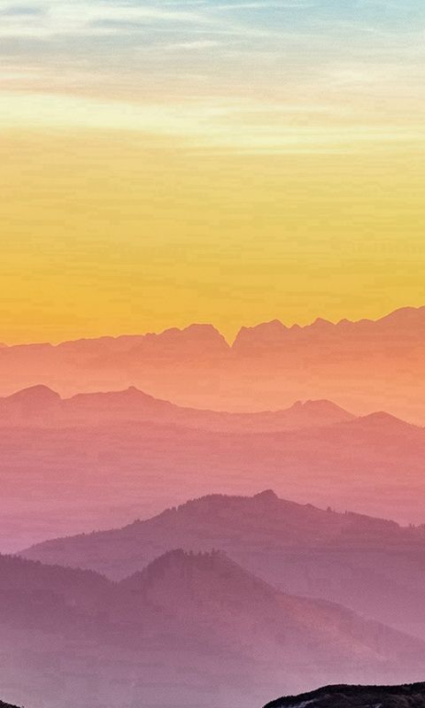 Rainbow Mountain Color Nature wallpaper