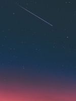 shooting star in night sky wallpaper