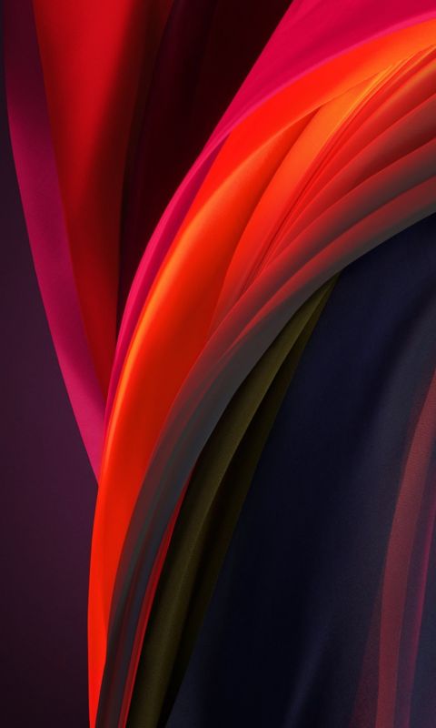 iphone se 2020 stock wallpaper Silk Purple Dark wallpaper