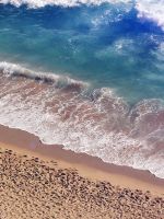 Beach wave coast wallpaper