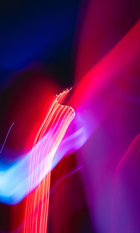 turned on red and blue lights wallpaper