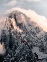 snow covered mountain during daytime wallpaper