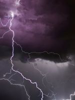 selective photography of white thunder wallpaper
