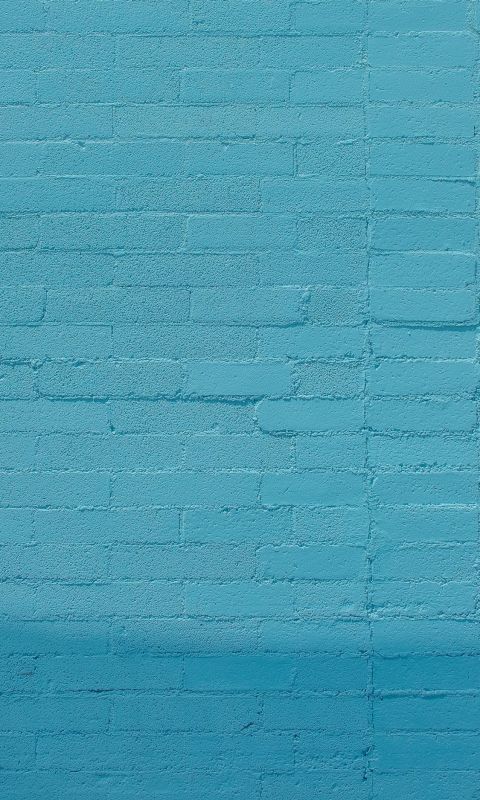 blue wall bricks wallpaper