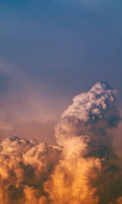 white clouds wallpaper