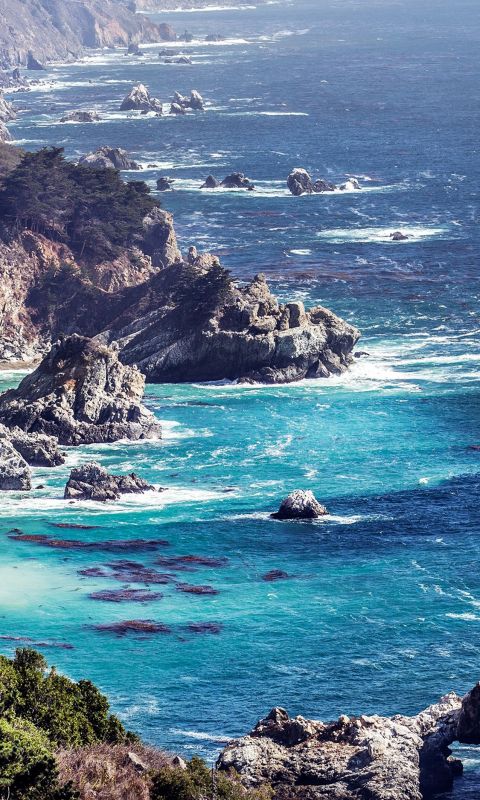 Ocean rock wallpaper