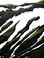 white and green abstract painting wallpaper