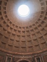 inside Pantheon temple in Rome Italy wallpaper