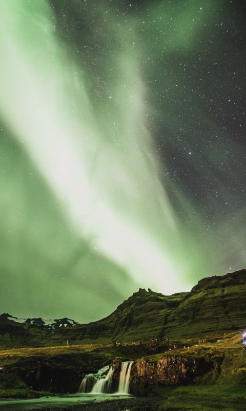 aurora lights wallpaper